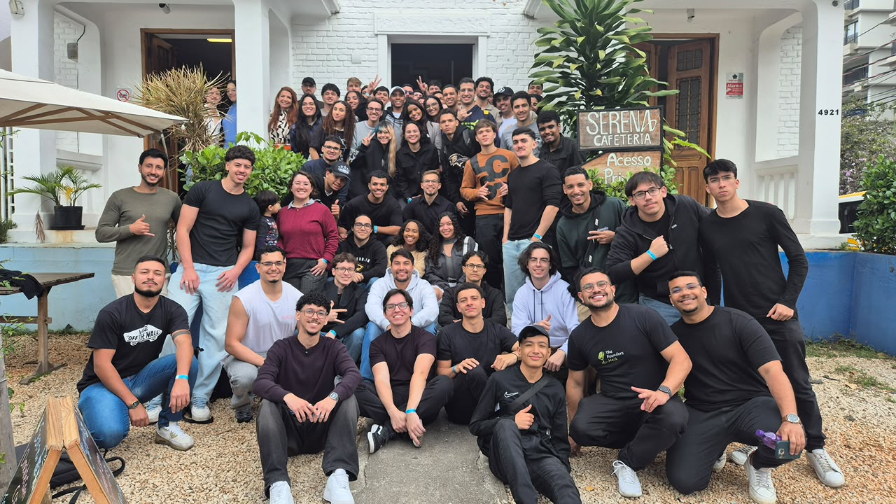 Foto em grupo do 1º Evento Presencial do Servidor dos Programadores