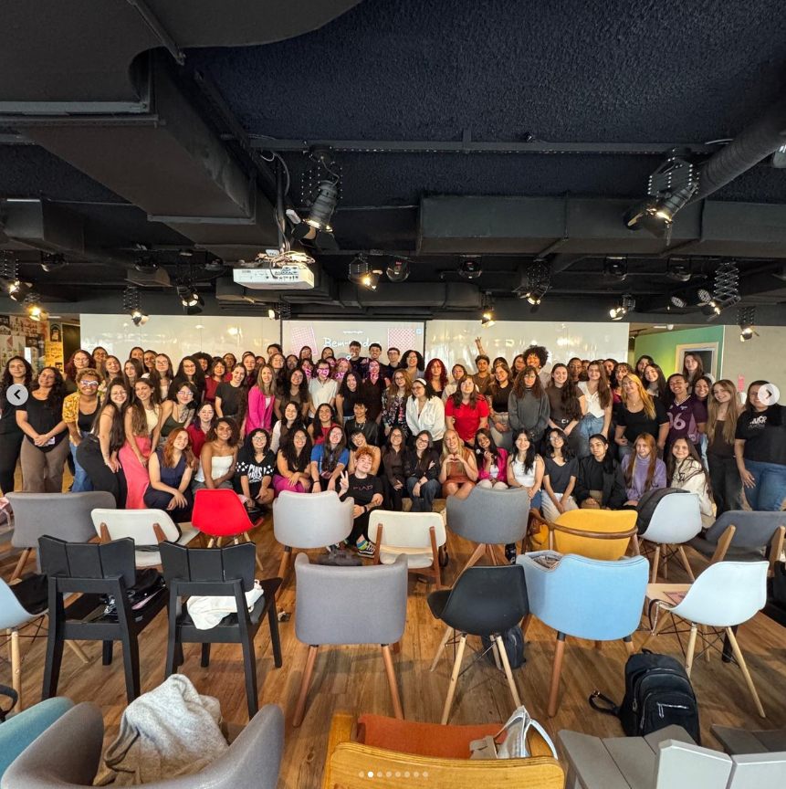 A galera no Meetup das Programadoras na FIAP